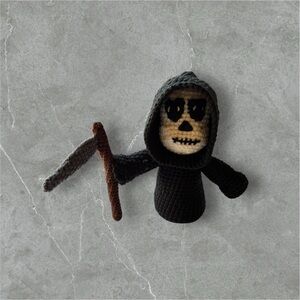 Crochet Grim Reaper Plush Toy
